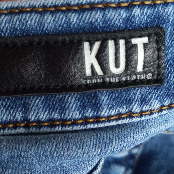 Kut from the Kloth Mia high rise skinny, 90% cotton denim jeans, sz 8 - Picture 10 of 11